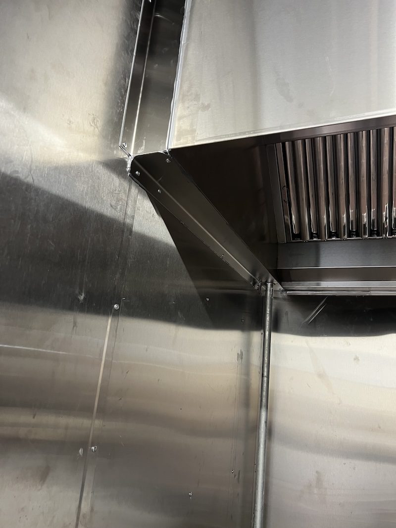 Food Truck Hood and Vent Installation